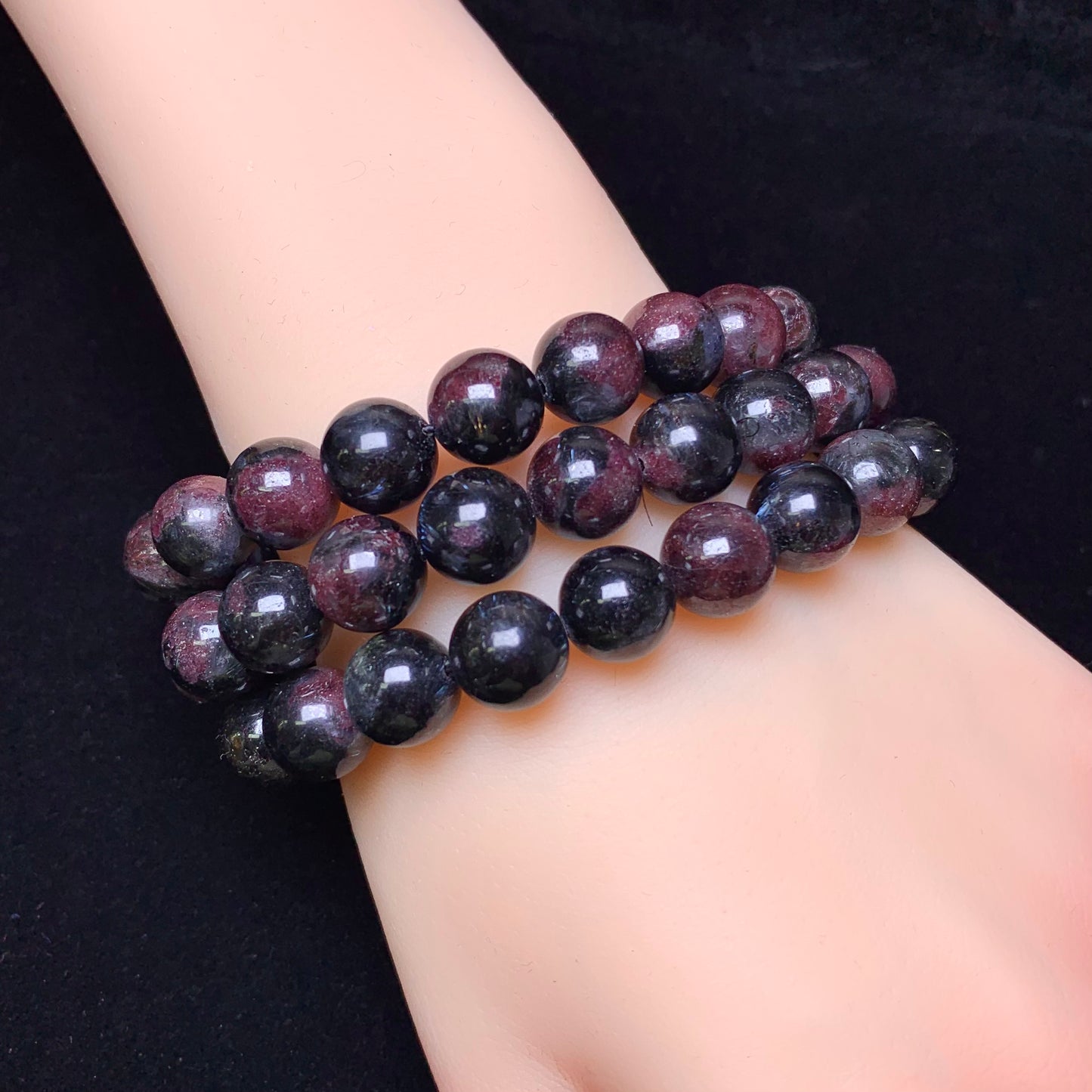 Firework Garnet bracelet 10mm 1pc（SL308）