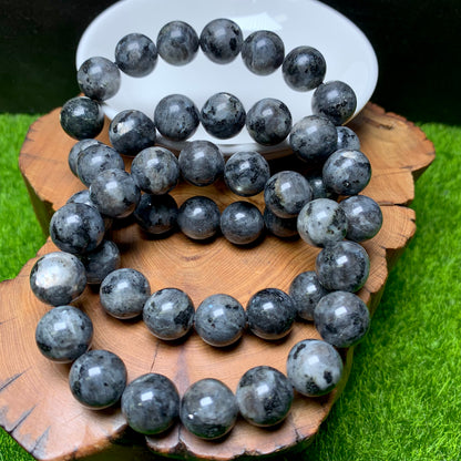 Larvakite bracelet 12mm 1pc(SL313)
