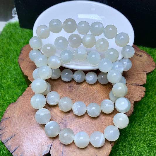 Green Moonstone Bracelet 11mm 1pc (SL321)