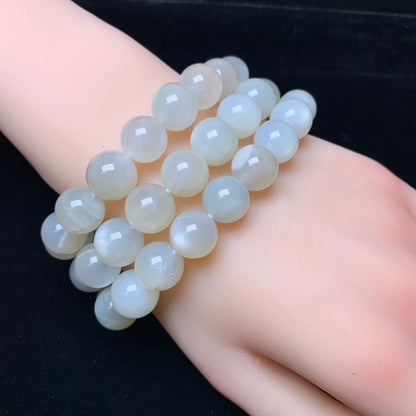 Green Moonstone Bracelet 11mm 1pc (SL321)