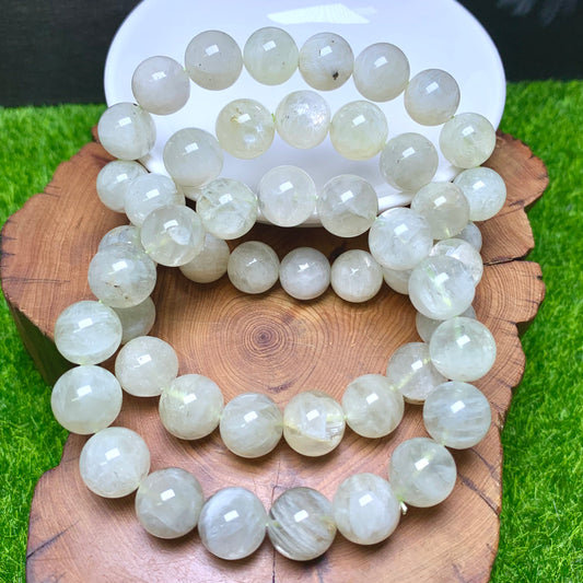 Green moonstone bracelet 12mm 1pc(SL354）