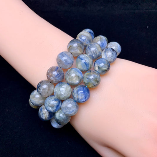 Brazil Oil Painting Kyanite bracelet 11mm 1pc（SL352）