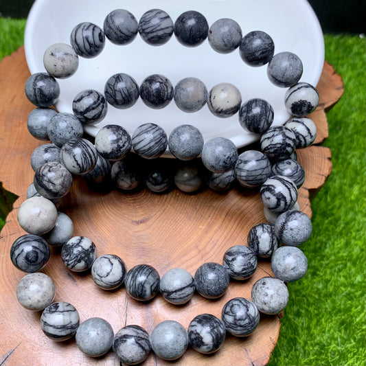 Black network bracelet 10mm 1pc(SL349）