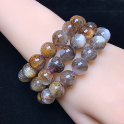 Devil Auralite bracelet 12mm 1pc(SL353)