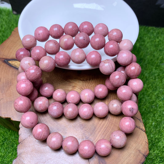 Pink lace jasper bracelet 10mm 1pc(SL365)