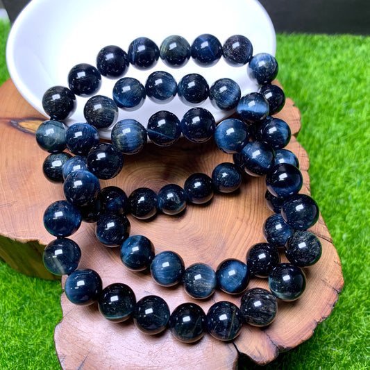 Blue tiger eye barcelet 10mm 1pc(SL359)