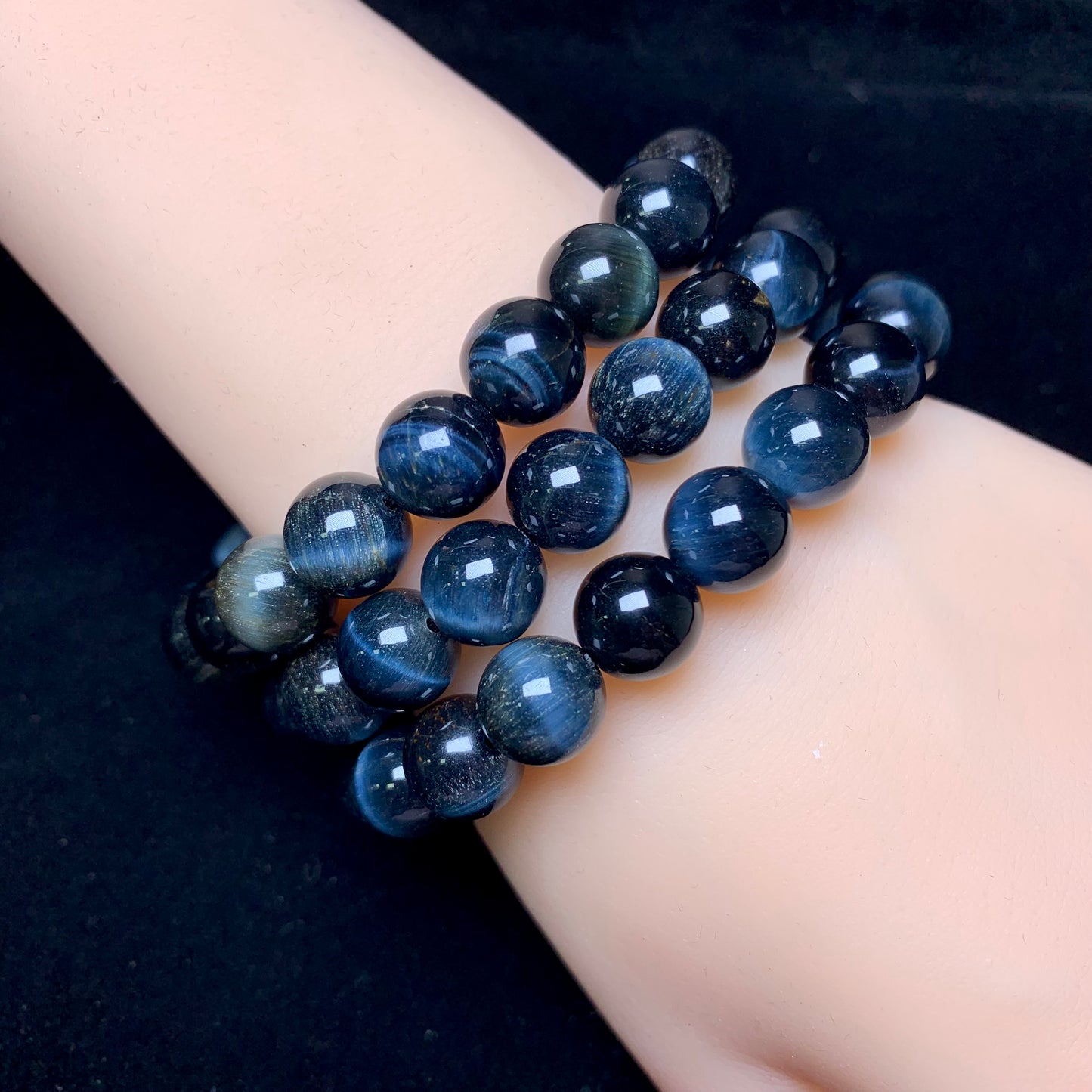 Blue tiger eye barcelet 10mm 1pc(SL359)