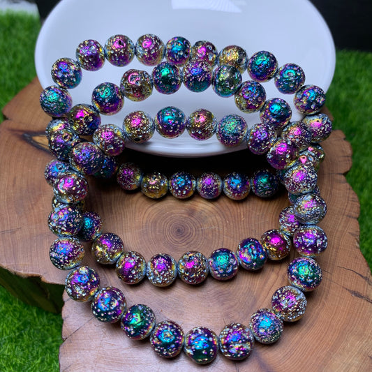 Aura lava  bracelet 8mm 1pc(SL357)