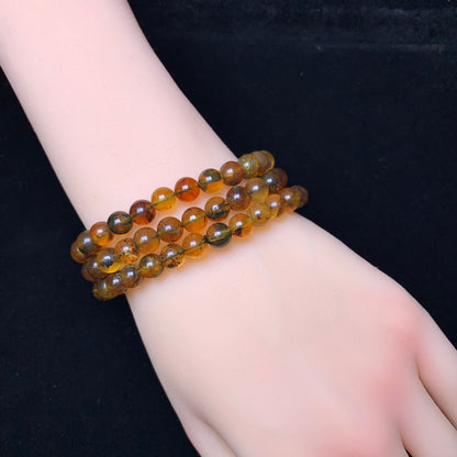 Amber Bracelet 6mm 1pc (SL330)