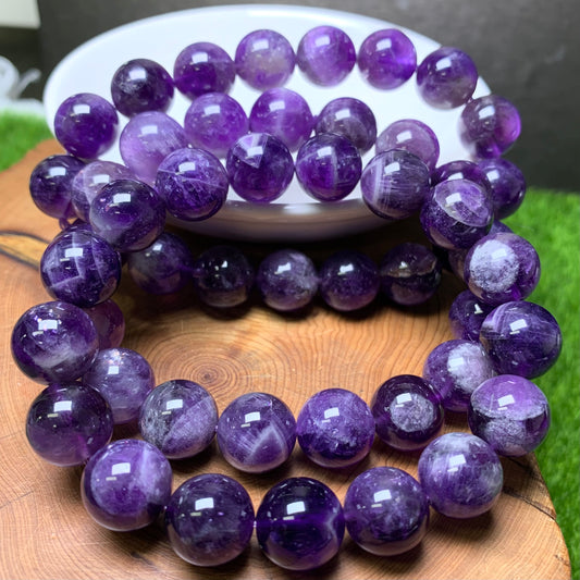 Amethyst Bracelet 12mm 1pc (SL333)