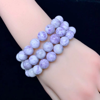 Purple turquoise Bracelet 10mm 1pc (SL367)