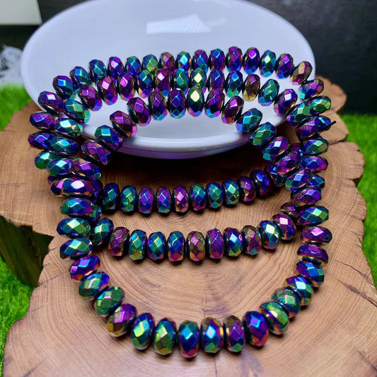 Aura Hematite Bracelet 4.5*8mm 1pc (SL380)
