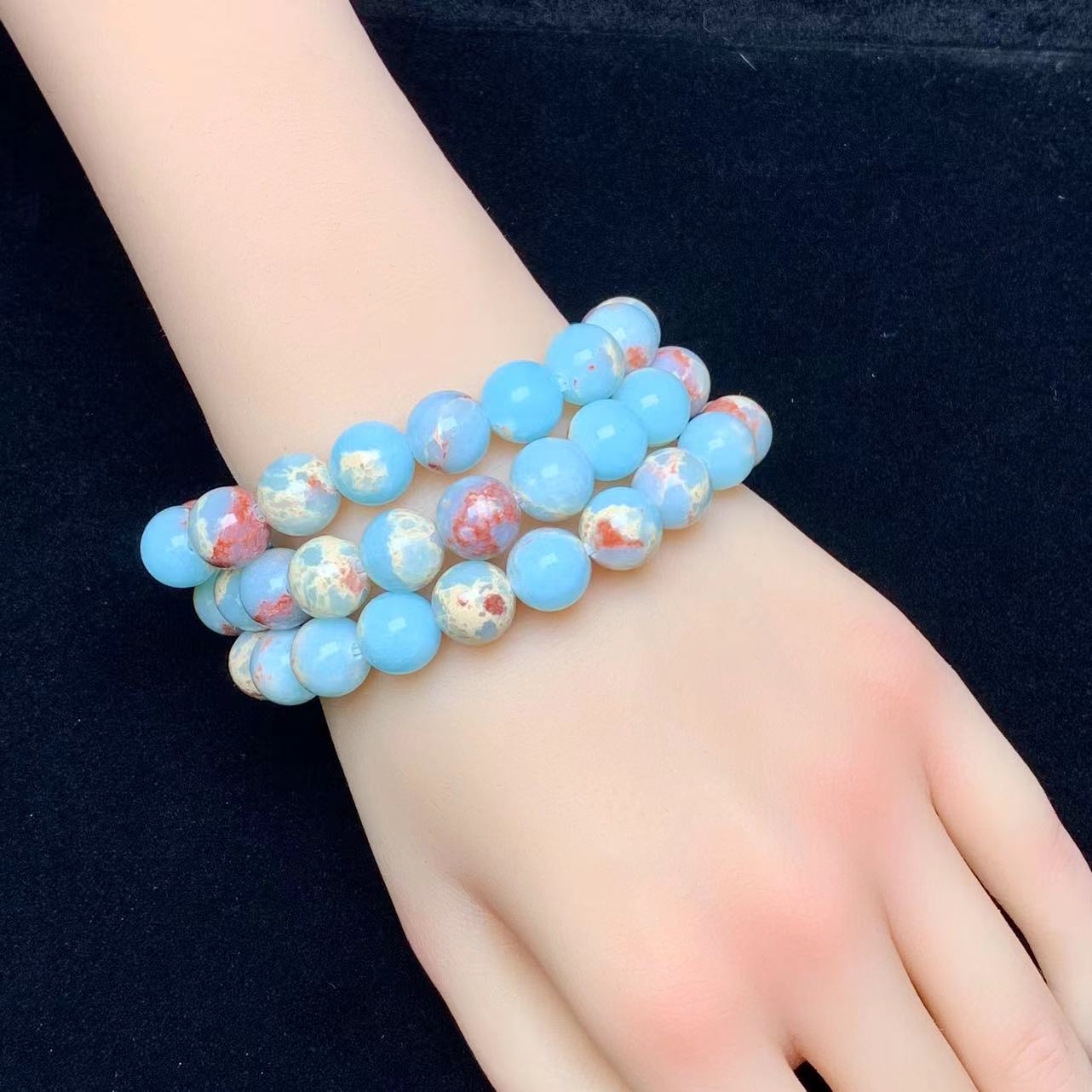 Serpentine Jasper (man-made) Bracelet 10mm (SL373)
