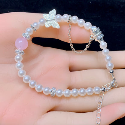 Pink butterfly dream bracelet 1pc(SL427)