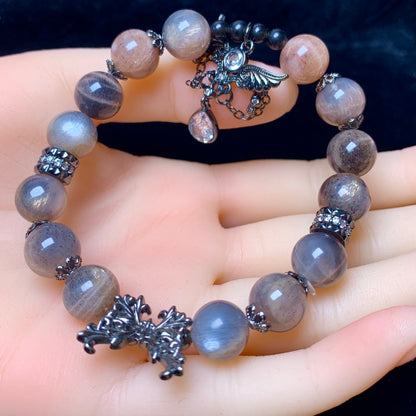 Butterfly moonstone bracelet 1pc(SL418)
