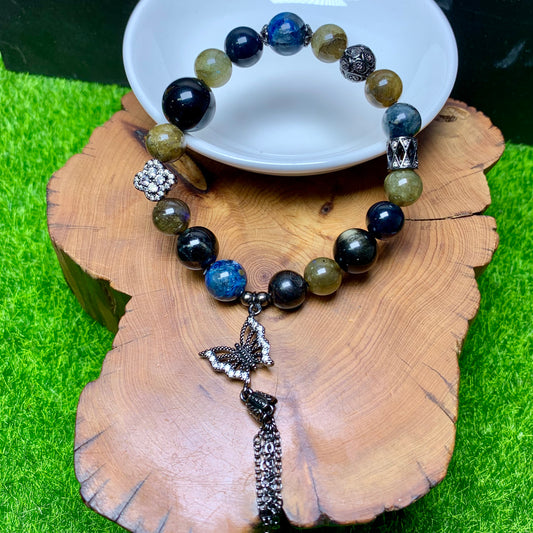 Dark night butterfly bracelet 1pc(SL404)