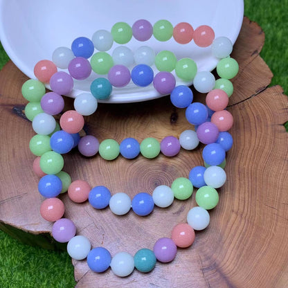 Luminous Jade(man-made) Bracelet 8mm 1pc (SL335)