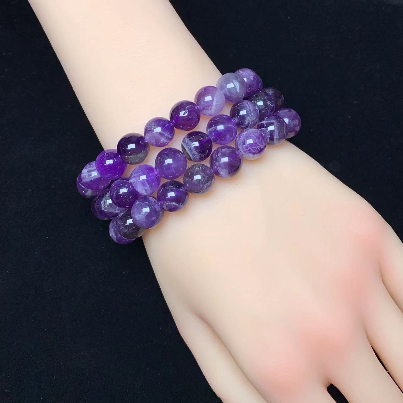 Amethyst (child size) Bracelet 8mm 1pc (SL381)