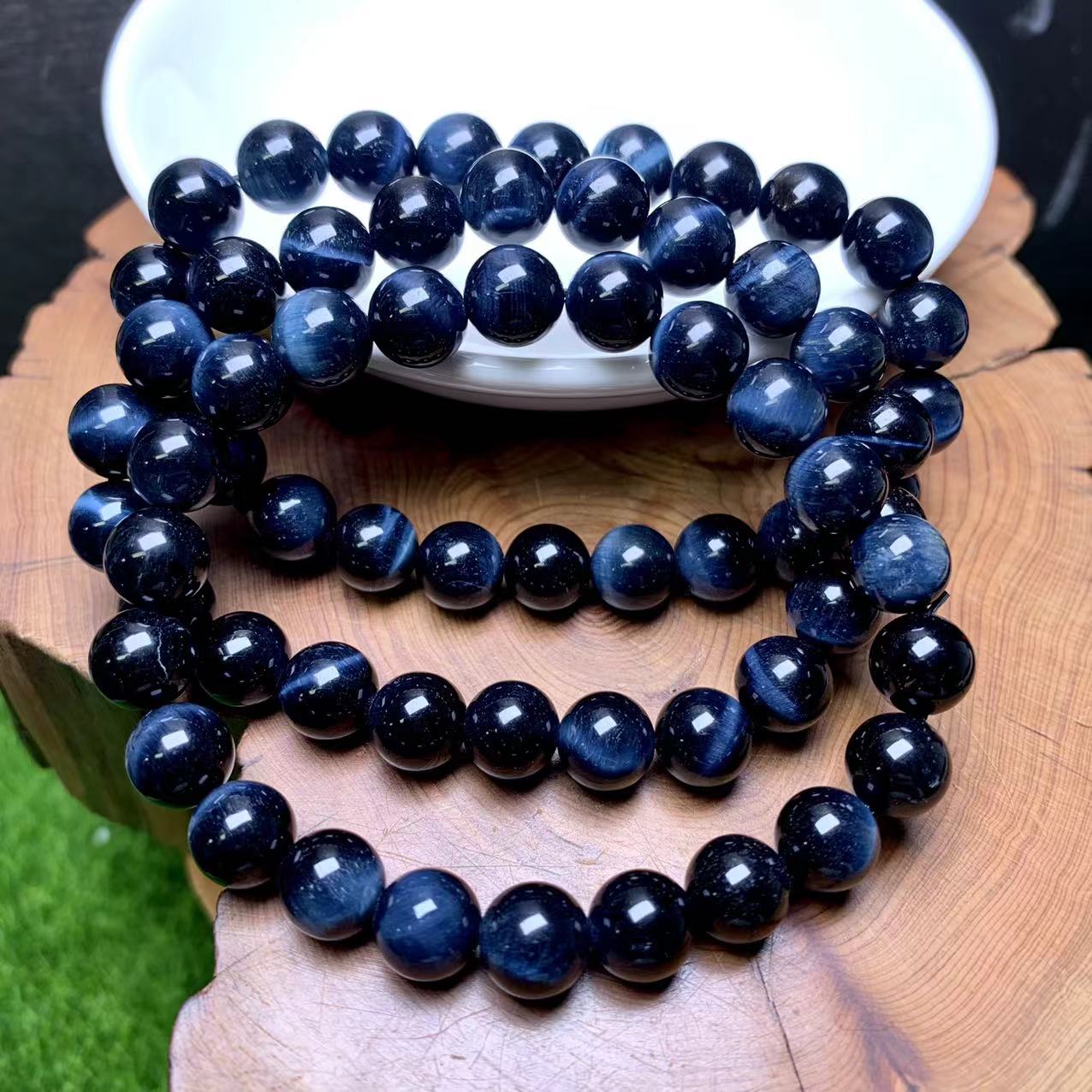 Blue Tiger Eye Bracelet  8mm 1pc (SL383)