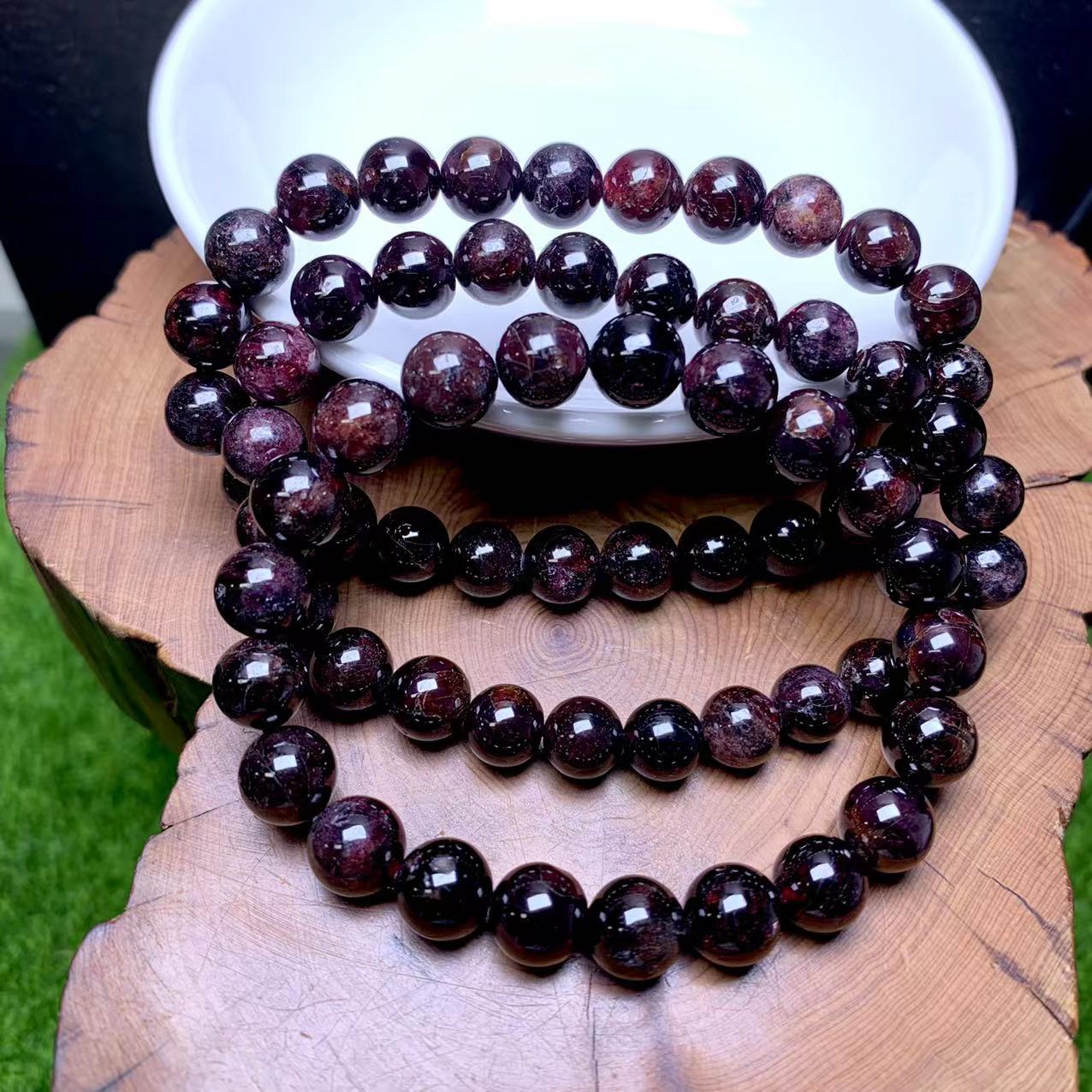 Starlight Garnet Bracelet 7-9mm 1pc (SL387)
