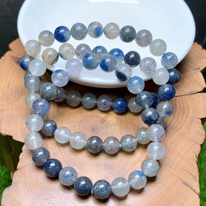 Blue Strawberry Quartz Bracelet 8mm 1pc (SL385)