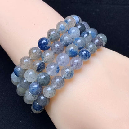 Blue Strawberry Quartz Bracelet 8mm 1pc (SL385)