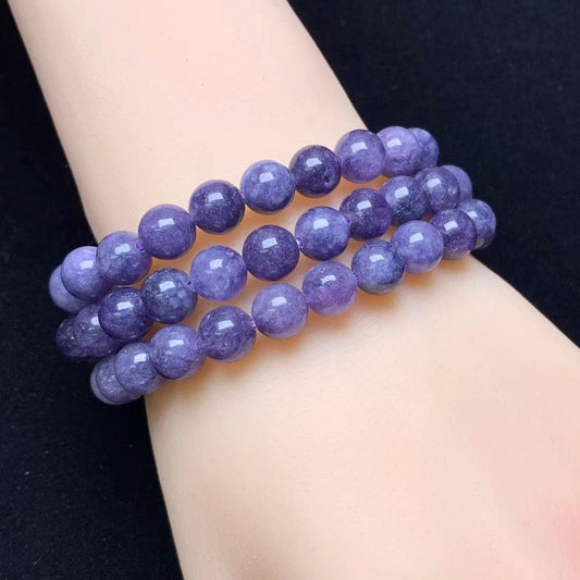 Iolite Chalcedony (dyed) Bracelet 8mm 1pc (SL386)