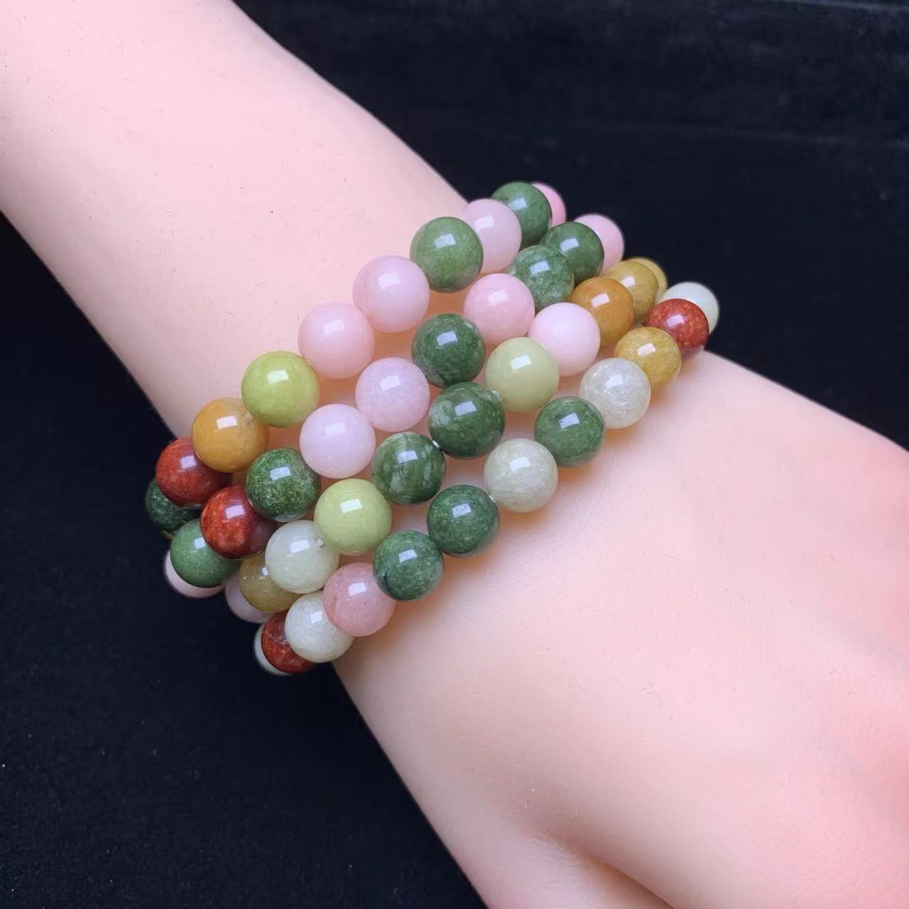 Alashan Chalcedony(DYED) Bracelet 8mm 1pc (SL382)