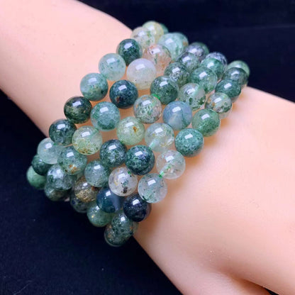 Green Mica Bracelet 8mm 1pc (SL398)