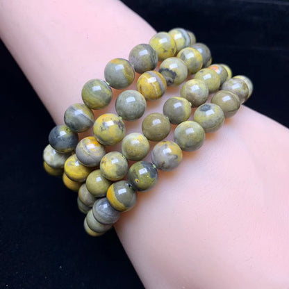 Bumblebee Jasper Bracelet 8mm 1pc (SL389)