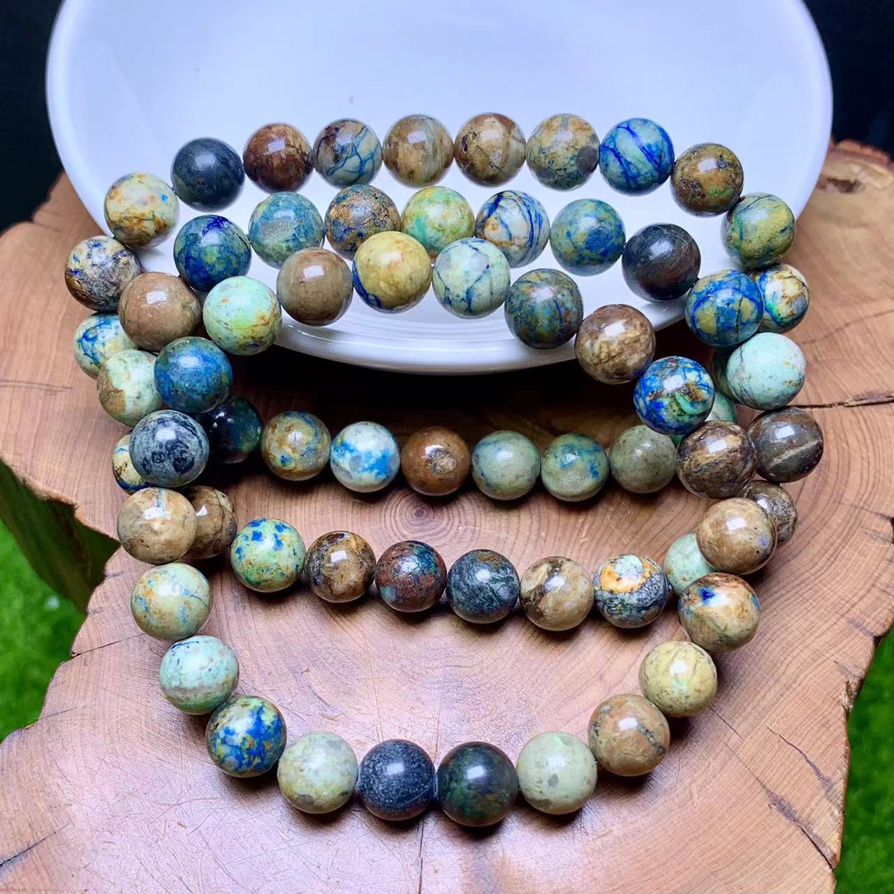 Azurite Bracelet 8mm 1pc (SL395)
