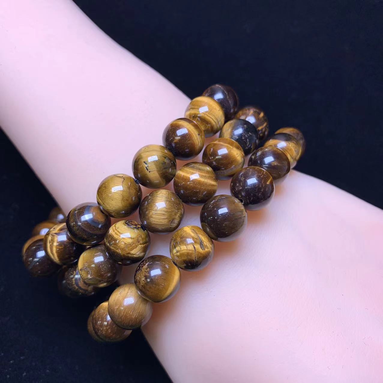 Tiger Eye Bracelet 10mm 1pc (SL463)