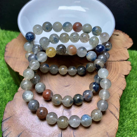 Blue Strawberry Quartz Bracelet 8mm 1pc (SL455)