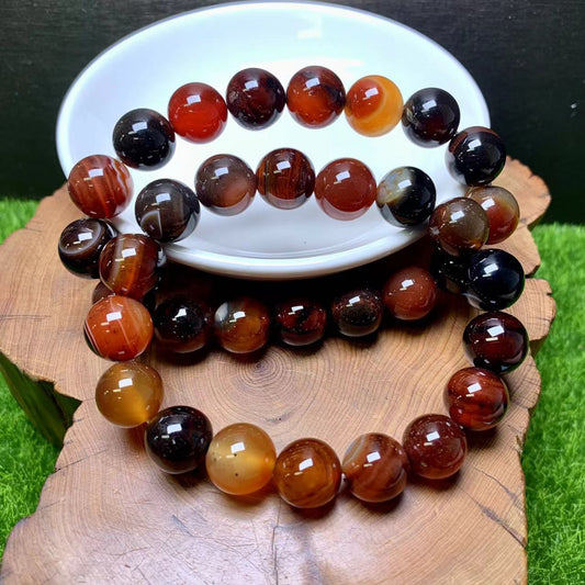 Sardonyx Bracelet 12mm 1pc (SL459)