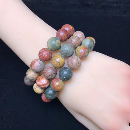 Cherry Jasper Bracelet 12mm 1pc （SL468)