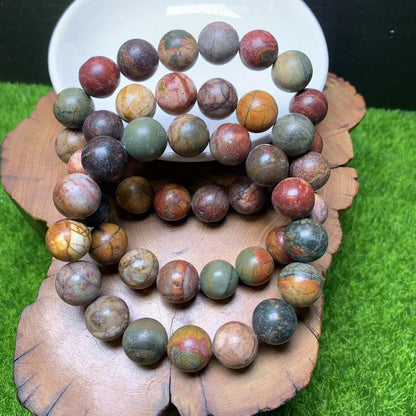 Cherry Jasper Bracelet 12mm 1pc （SL468)