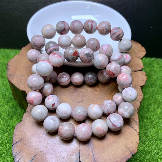 Cinnabar Raw Bracelet 11mm 1pc (SL469)