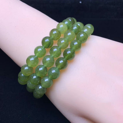 Forest chalcedony（dyed) Bracelet 8mm 1pc (SL444)