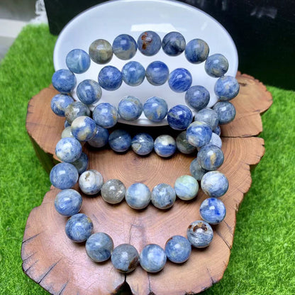 Brazil Oil Painting Kyanite Bracelet 11mm 1pc ( SL400)