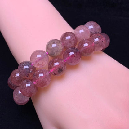 Strawberry Quartz Bracelet  12mm 1pc (SL441)