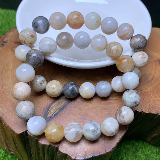 Bamboo Agate Bracelet 10mm 1pc (SL434)