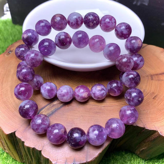 Purple Emerald Quartz Bracelet 11mm 1pc (SL435)
