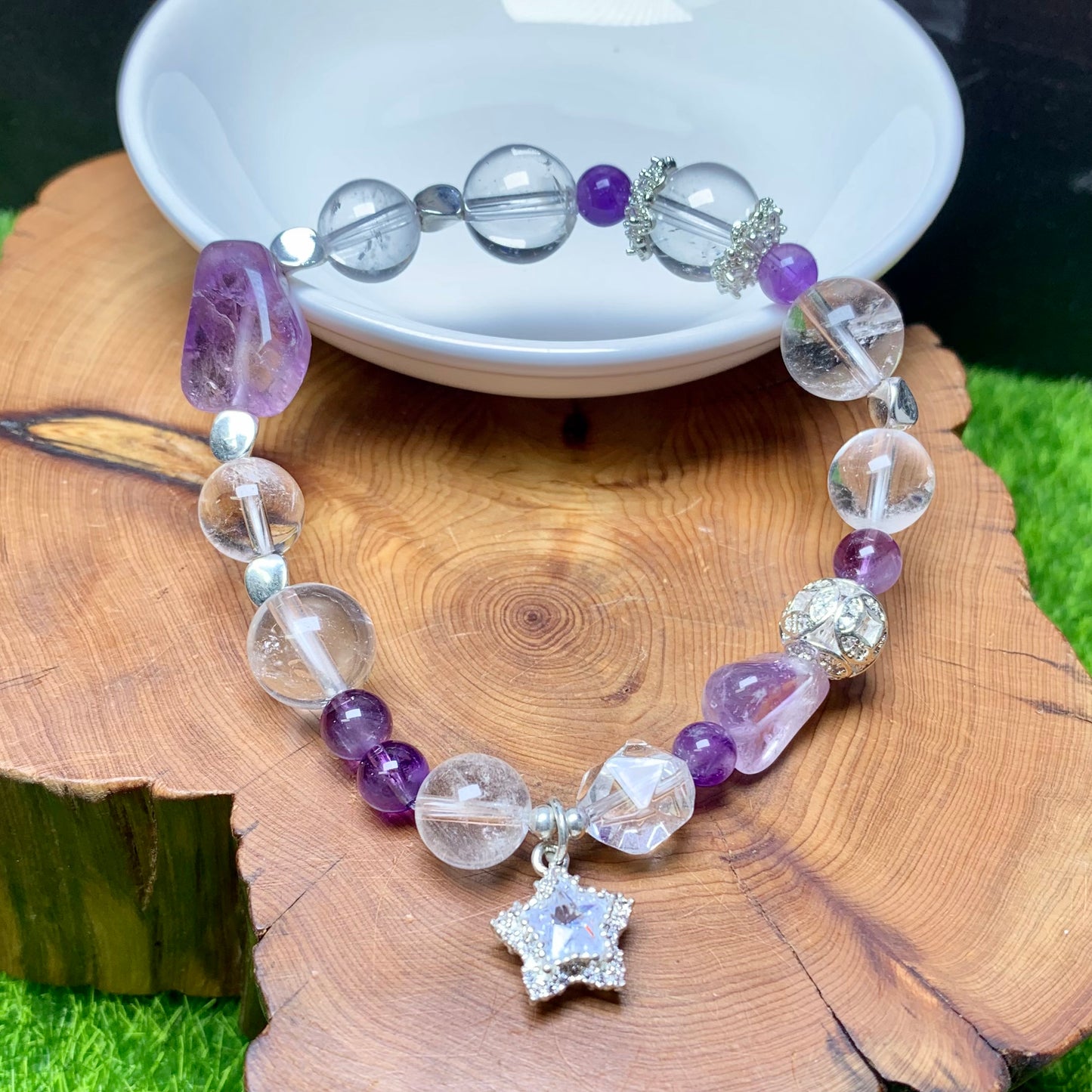 Twins Flower bracelet 1pc(SL412)