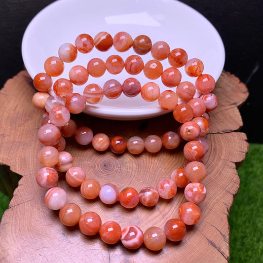 (HQ)Baoshan southern Carnelian bracelet 8mm 1pc(SL473)
