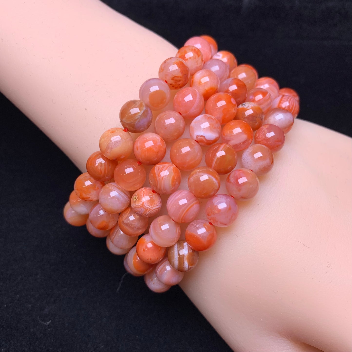 (HQ)Baoshan southern Carnelian bracelet 8mm 1pc(SL473)
