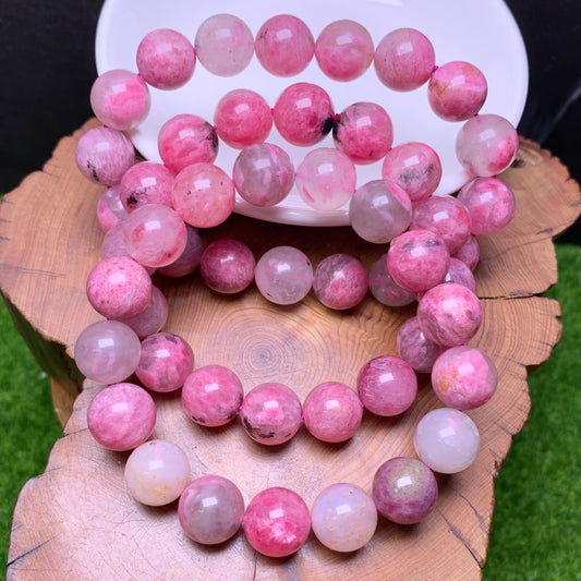 Sakura Rain  Rhodonited bracelet 12mm 1pc(SL484)