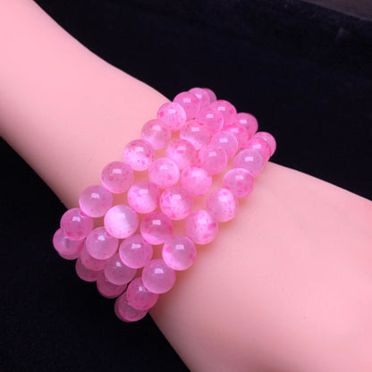 Sakura Rain Selenite(dyed) bracelet 8mm 1pc(SL476)