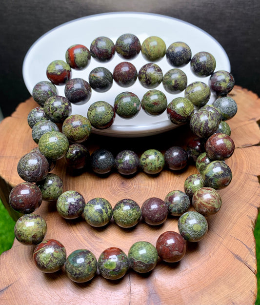 Dragon Blood jasper bracelet 10mm 1pc(SL494)