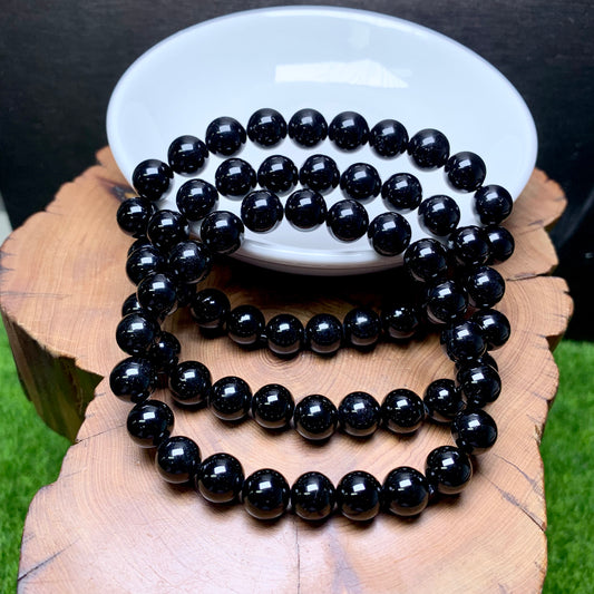 Black tourmaline bracelet 8mm 1pc(SL497)