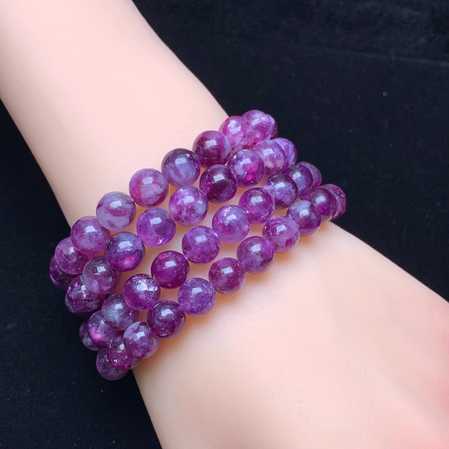 (HQ)Purple emerald quartz bracelet 8mm 1pc(SL498)